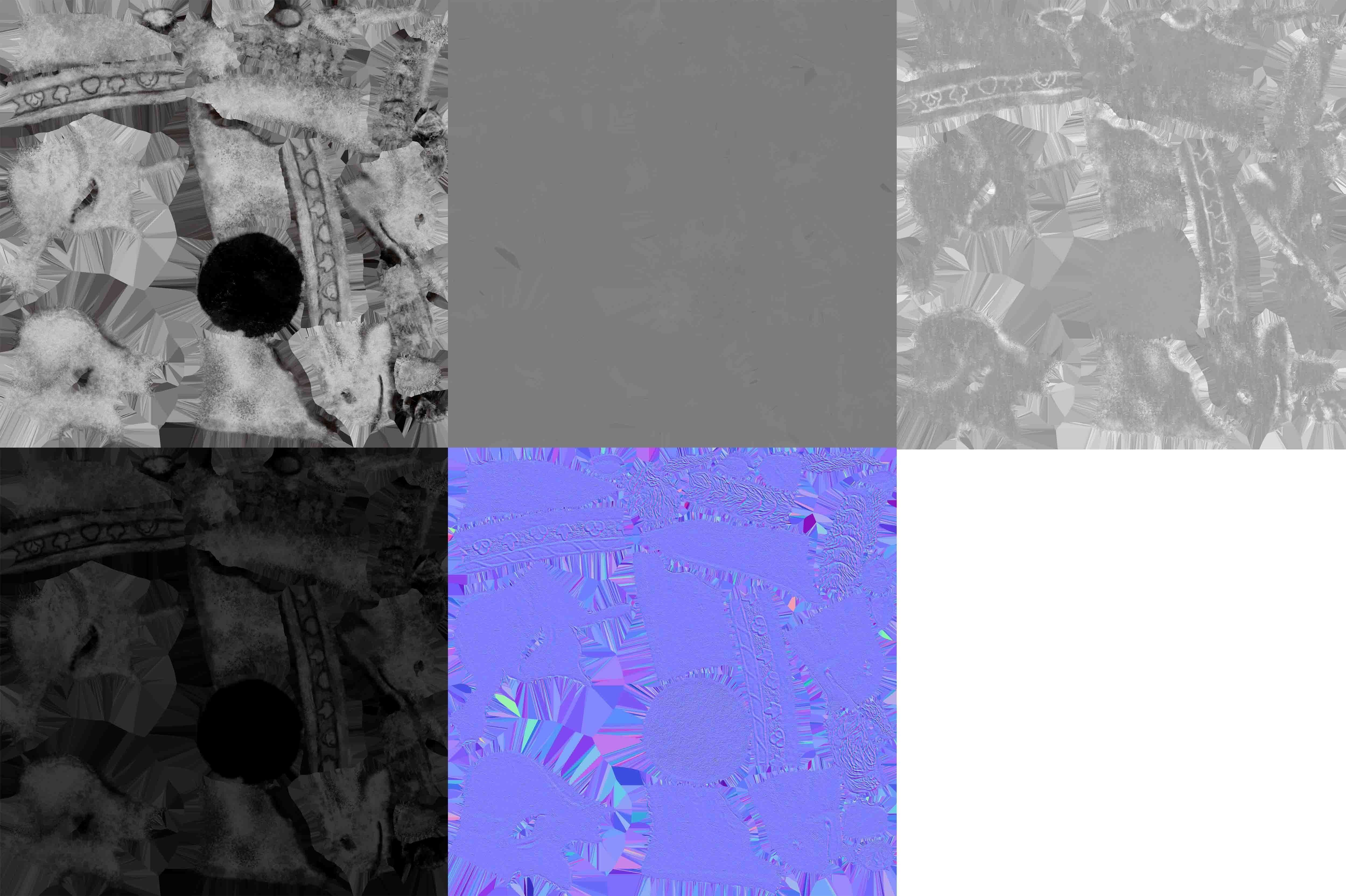 Horse Statue Low-poly 3D model_6