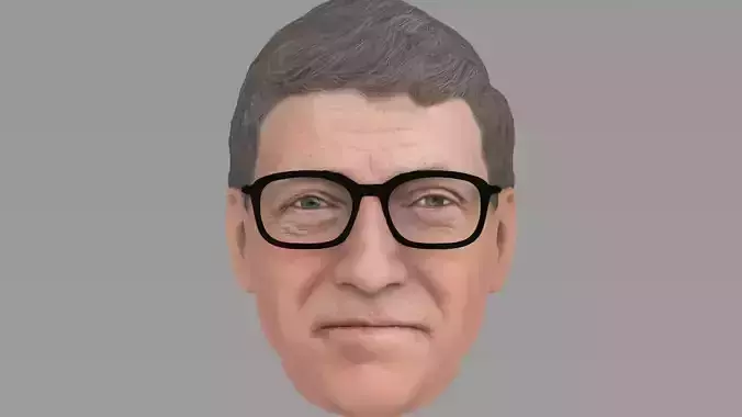 Bill Gates 3D model