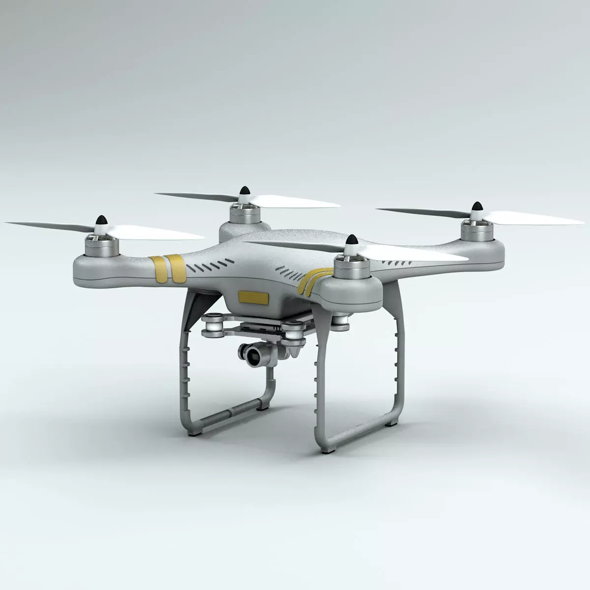 DJI Phantom 3 Camera Drone 3D model