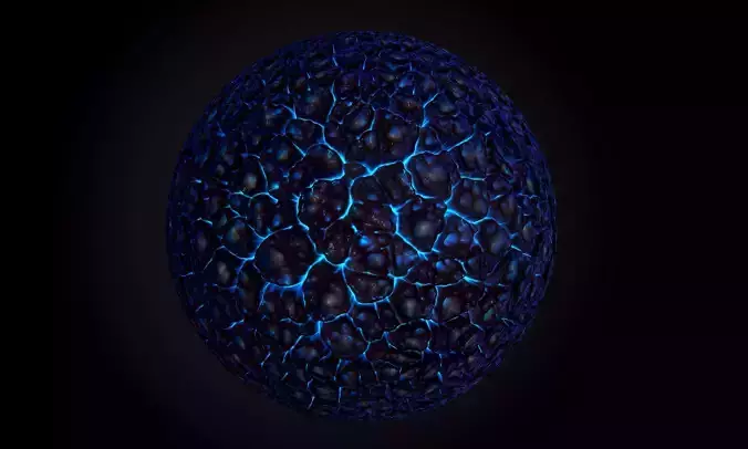Sci-Fi Lava Rock PBR SEAMLESS Texture Texture