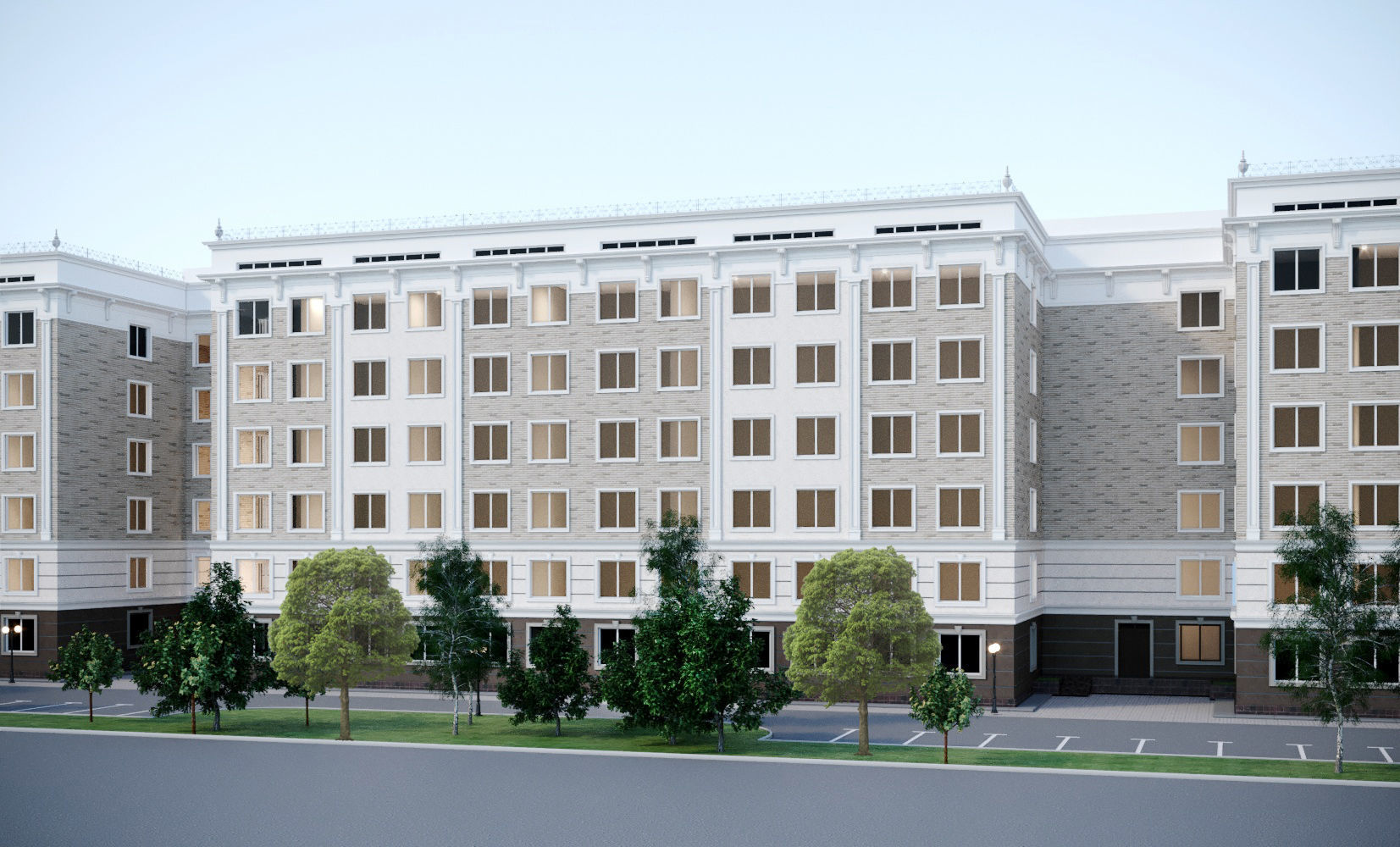 Residential complex 3D model_2