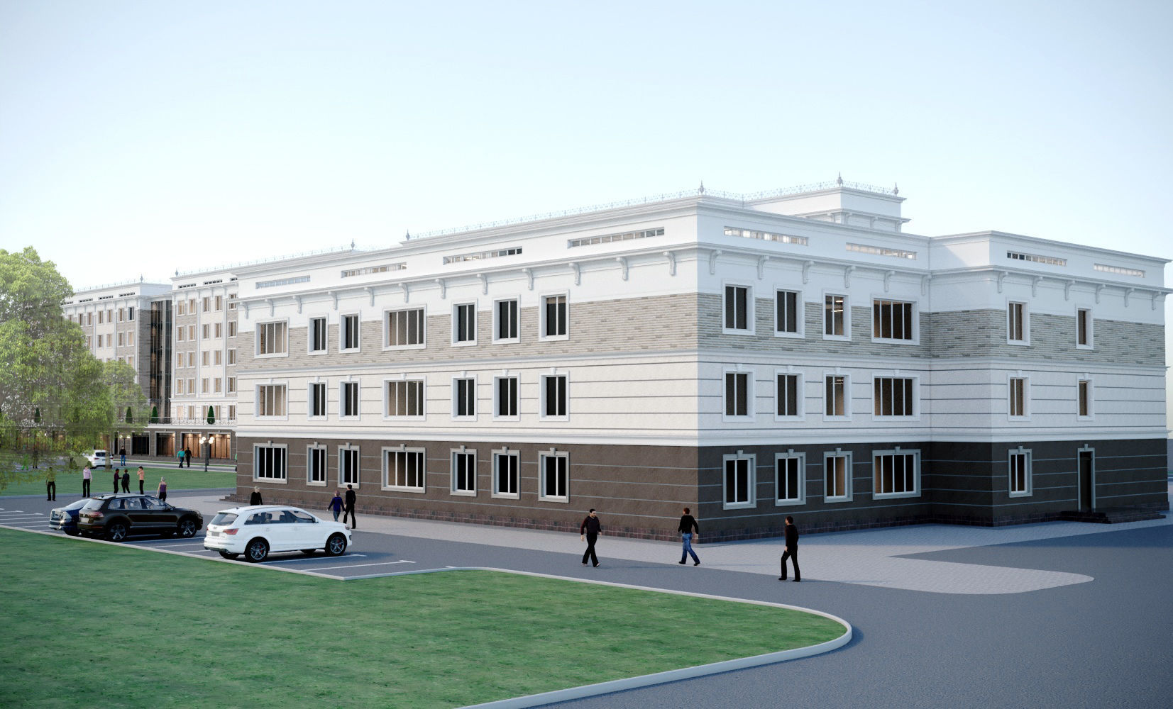 Residential complex 3D model_4