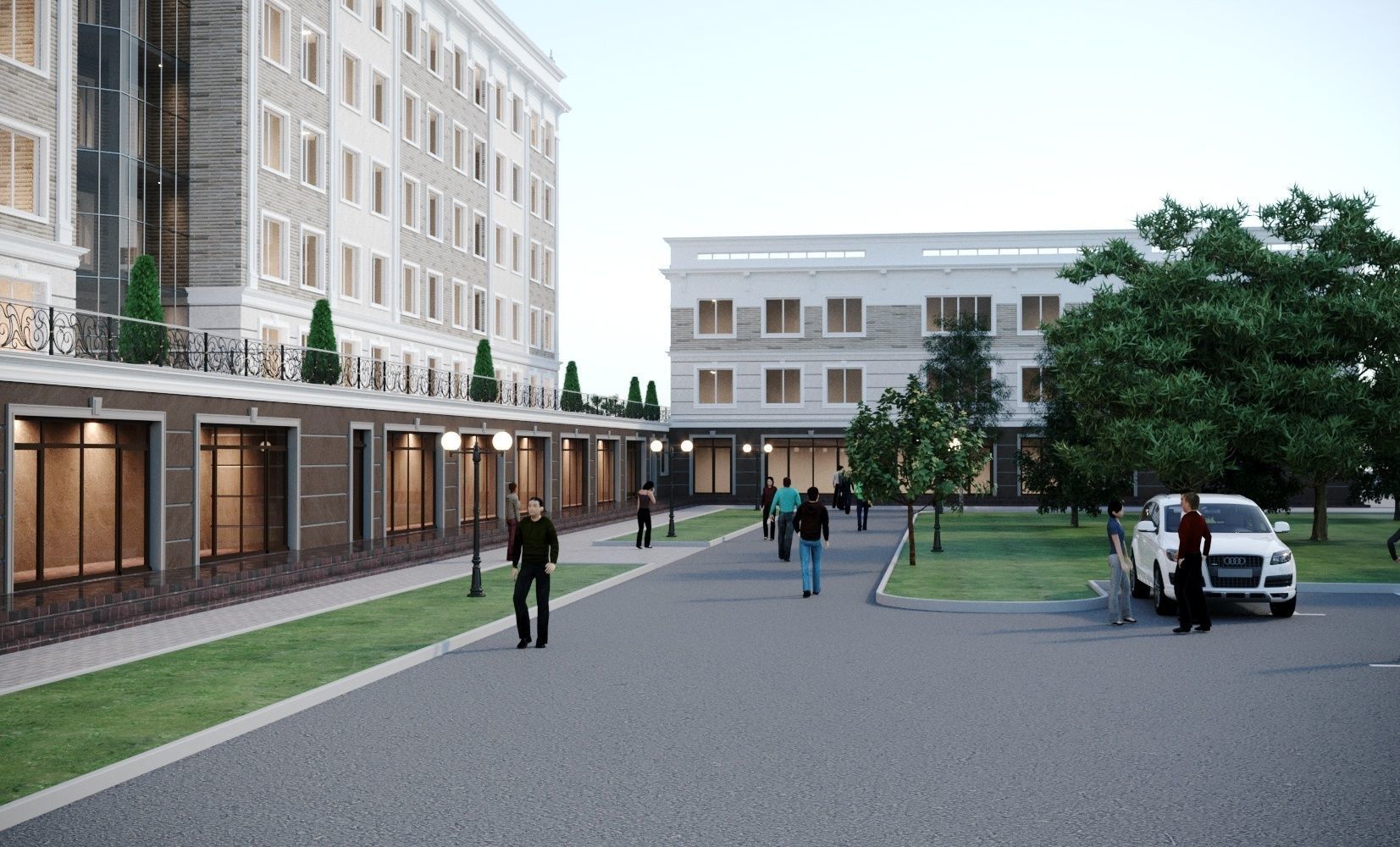 Residential complex 3D model_5