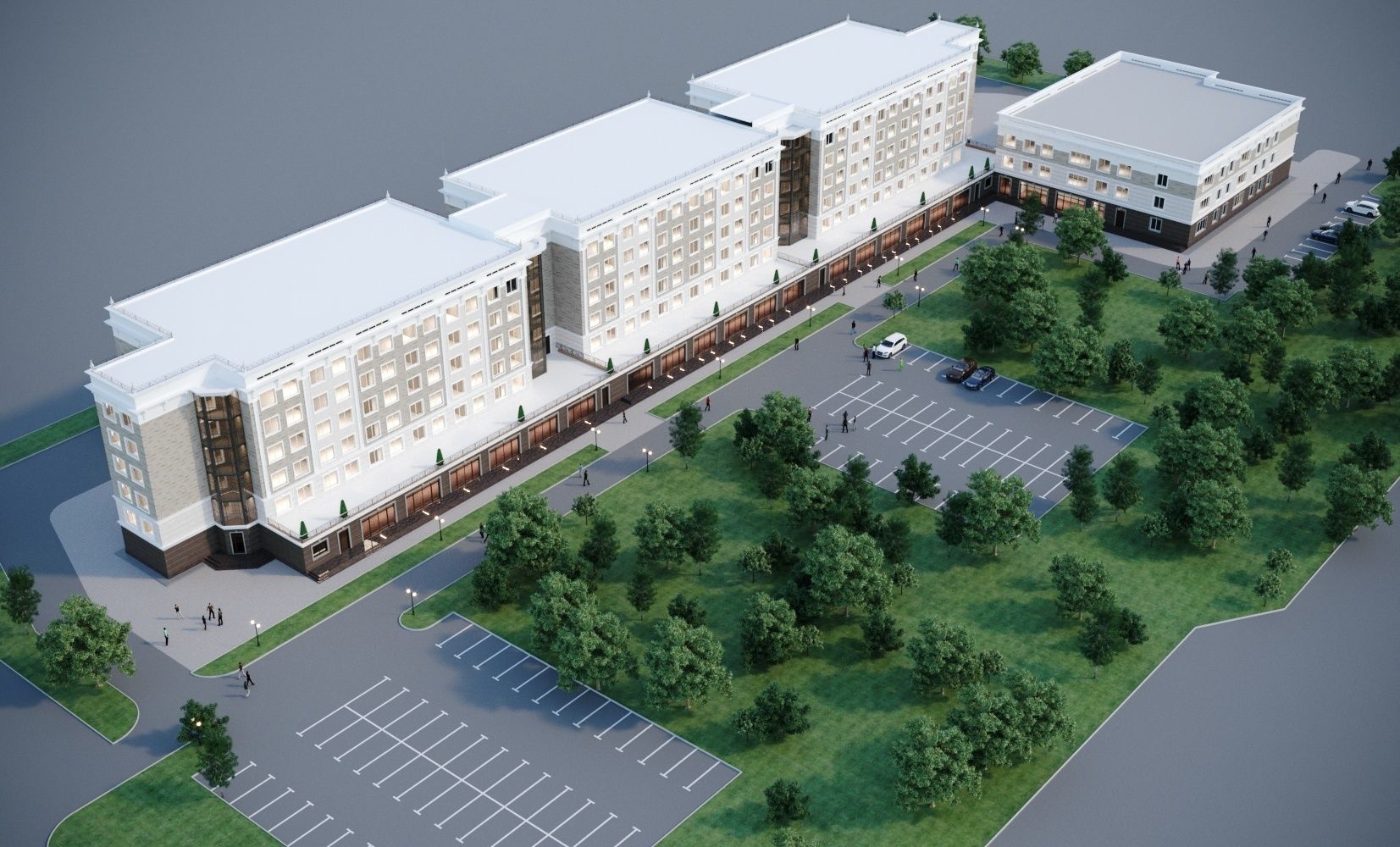 Residential complex 3D model_6