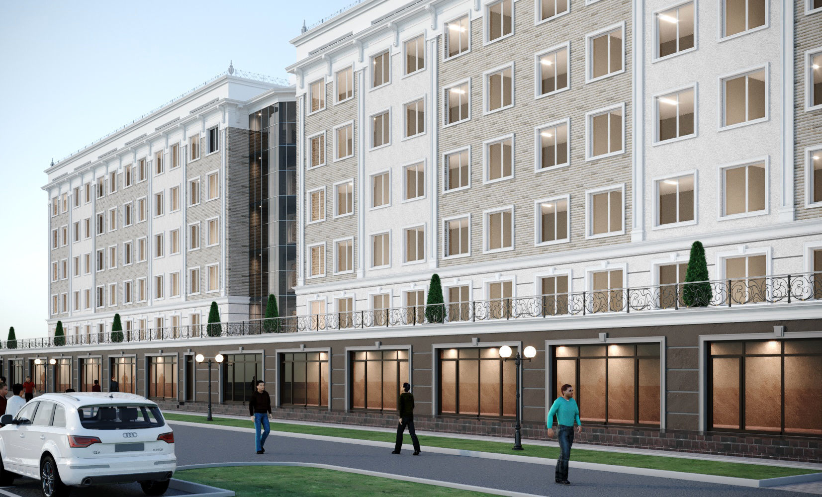 Residential complex 3D model_1