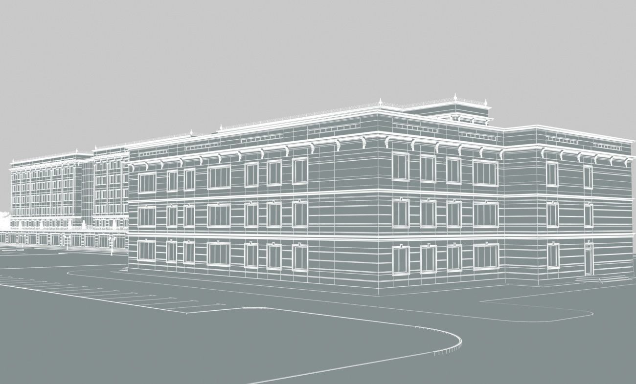 Residential complex 3D model_9