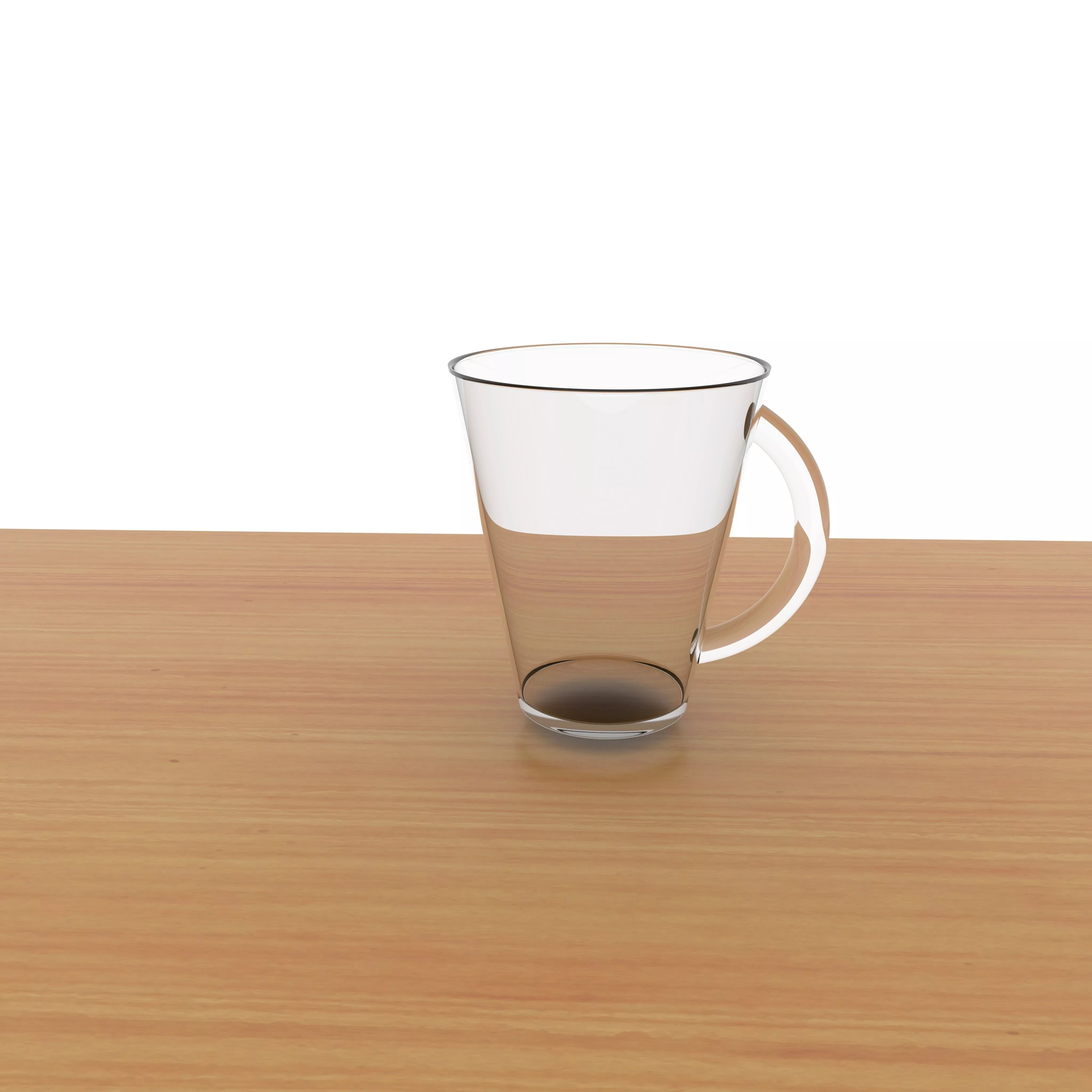 coupe glass Low-poly 3D model