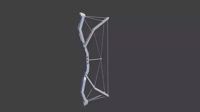 Low poly tactical bow