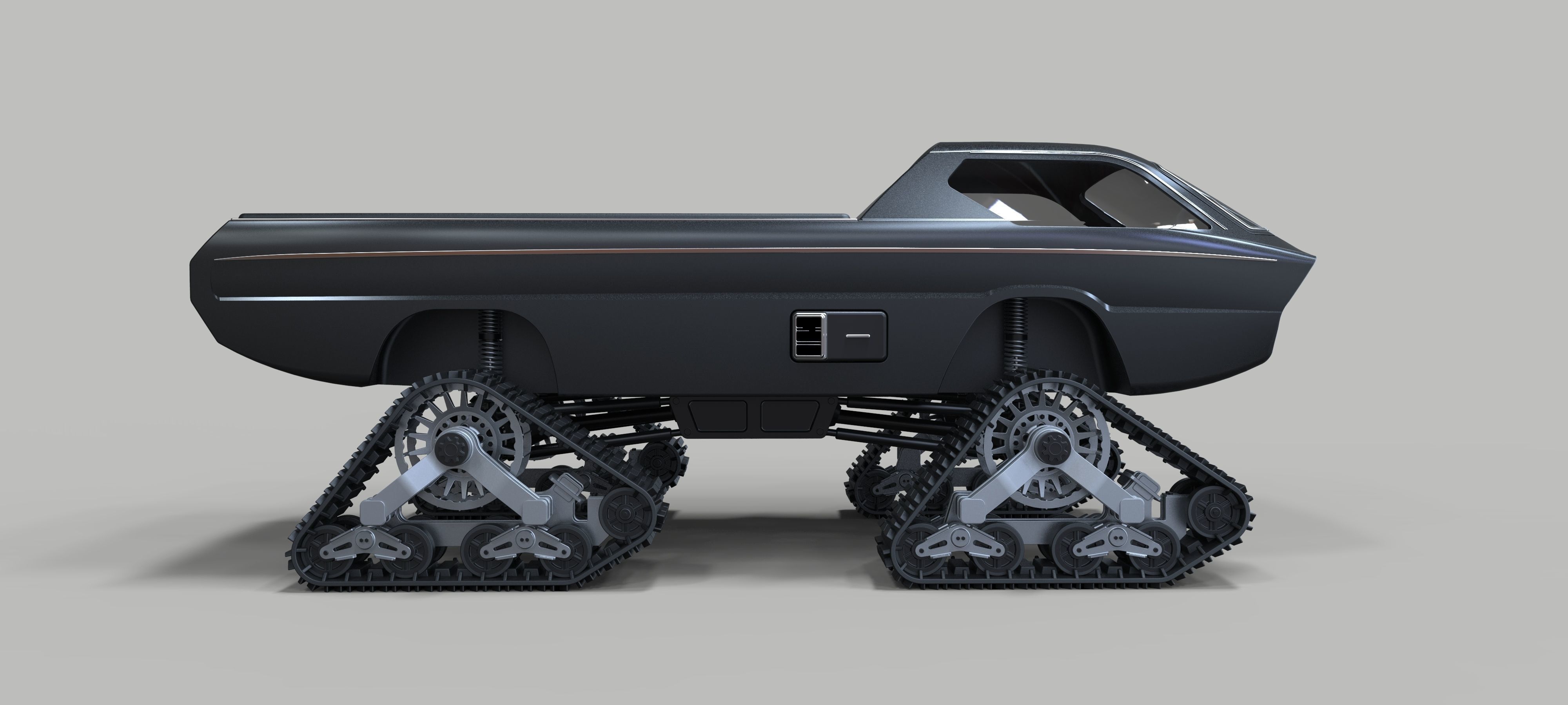 Dodge Deora with Mattracks Suspension tracks 3D model_6