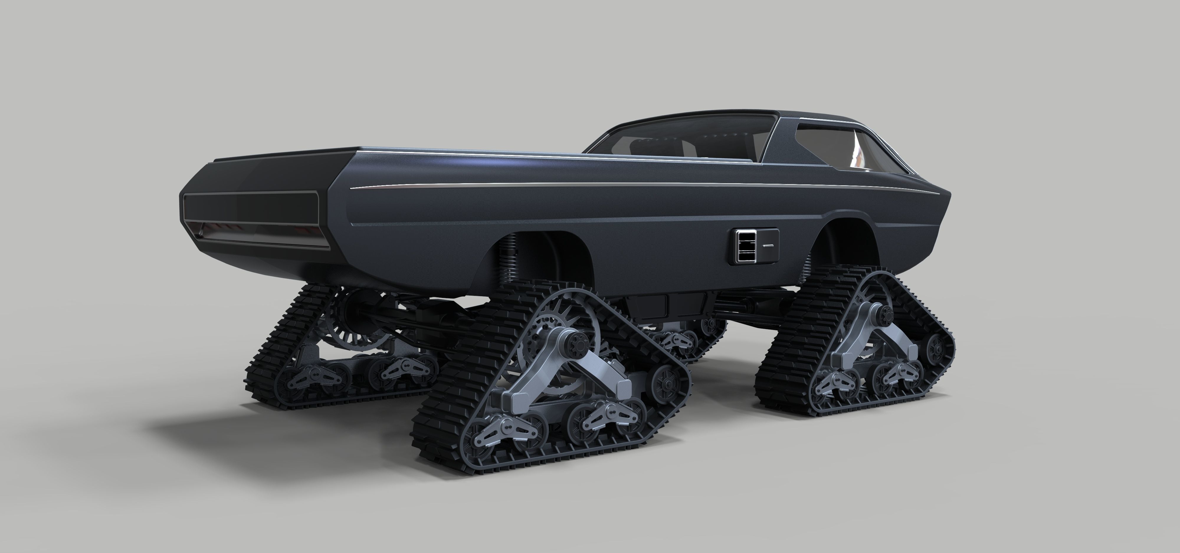 Dodge Deora with Mattracks Suspension tracks 3D model_10