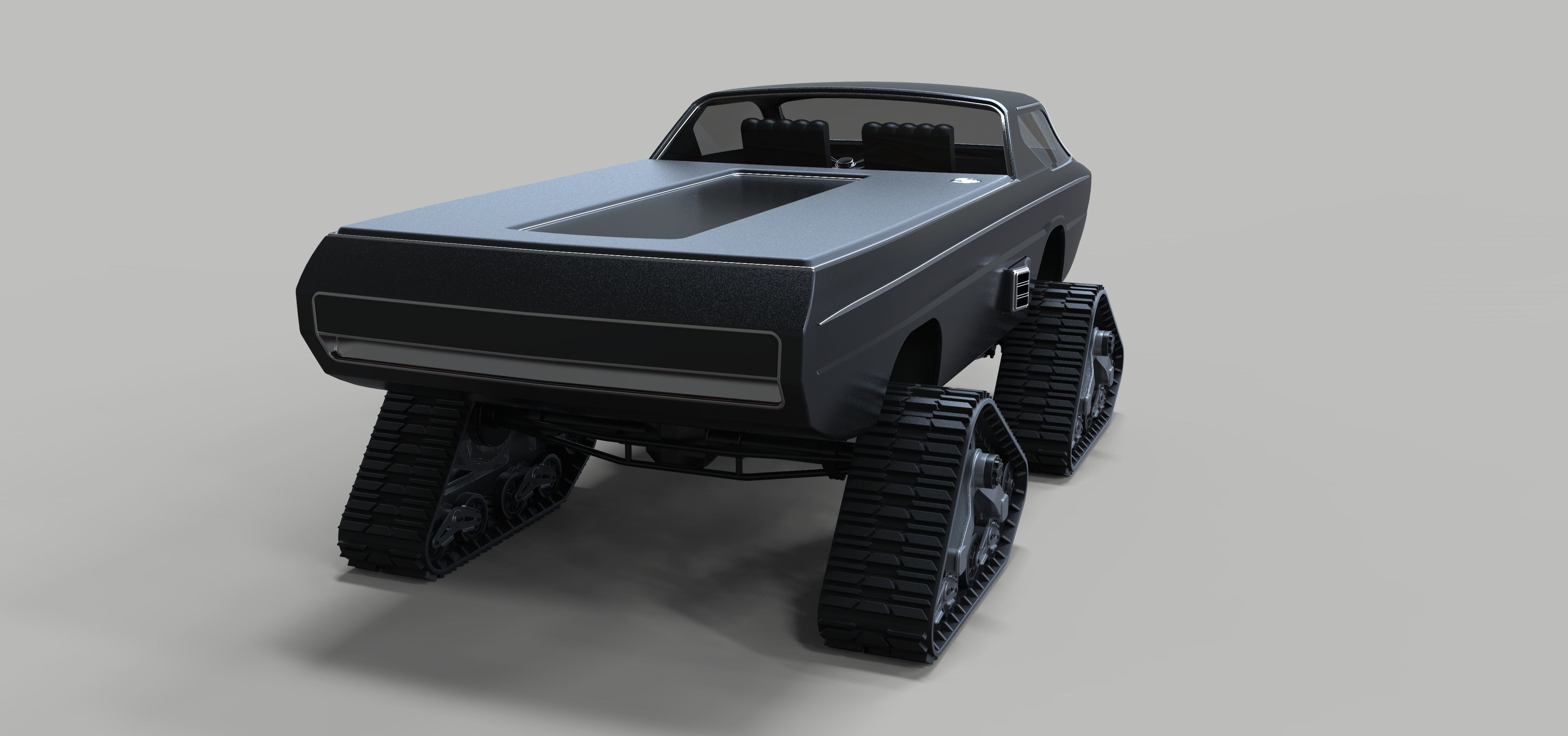 Dodge Deora with Mattracks Suspension tracks 3D model_11