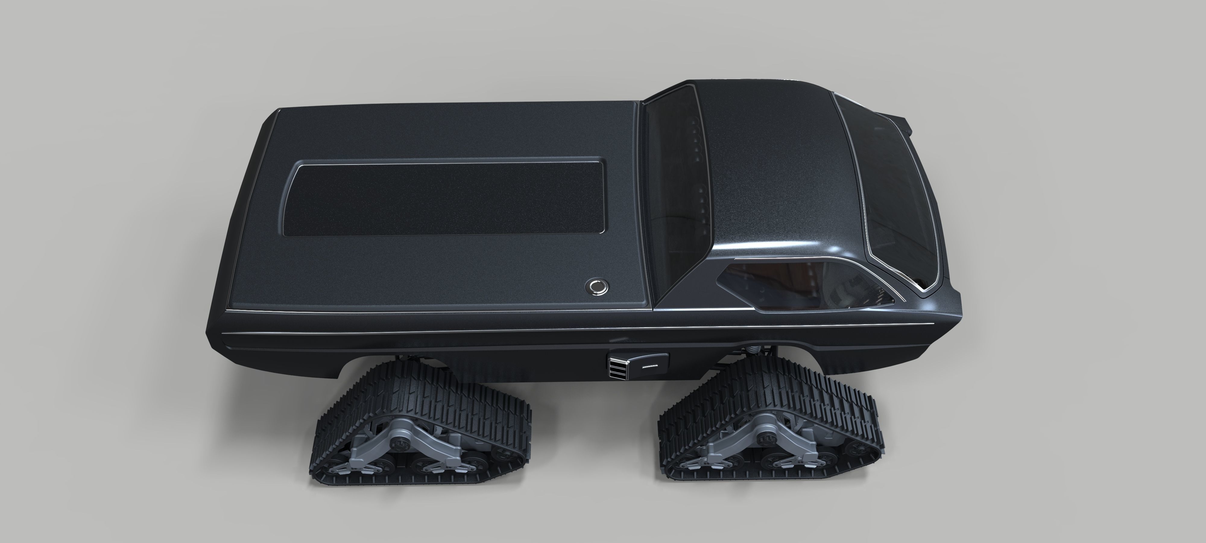 Dodge Deora with Mattracks Suspension tracks 3D model_7