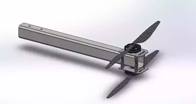 Rotocraft Arm with U8 motor  3D print model
