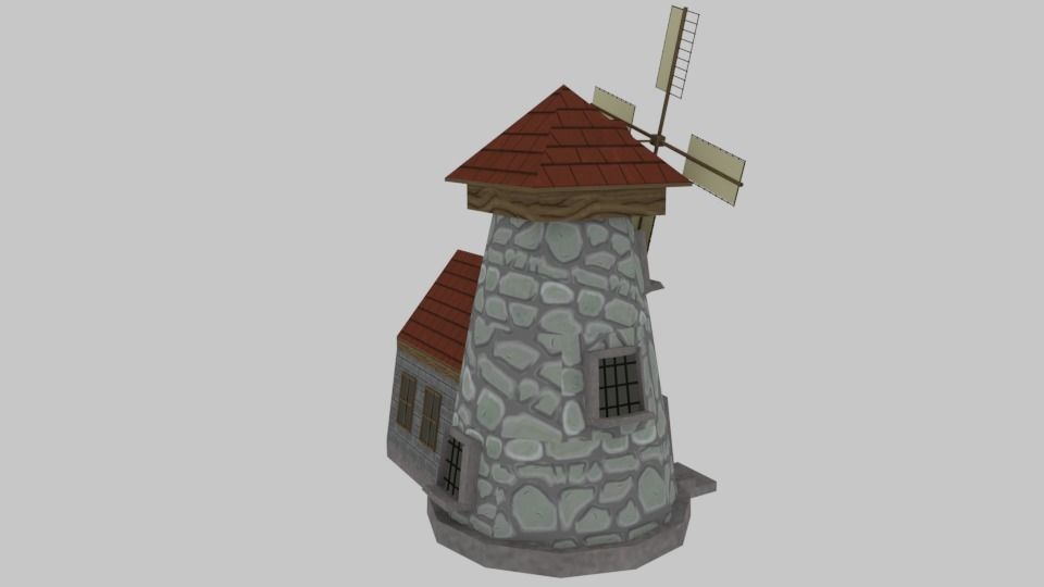 Medieval Fantasy House - Game Pack Low-poly 3D model_20