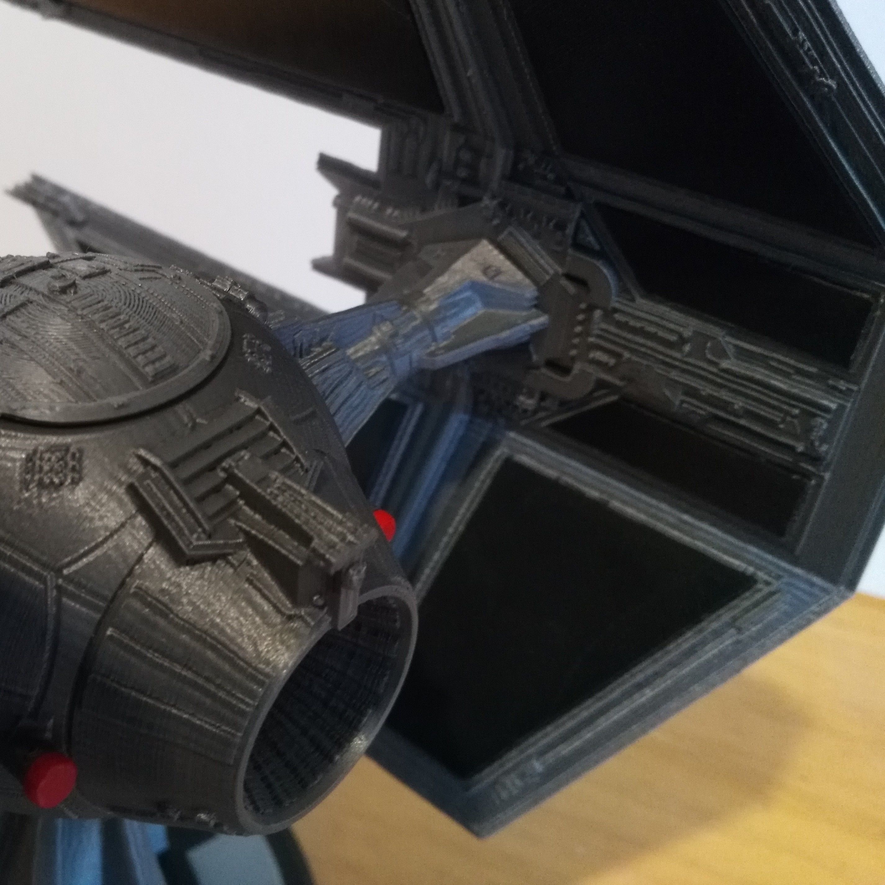 STAR WARS TIE INTERCEPTOR Detailed and printable 3D print model_10