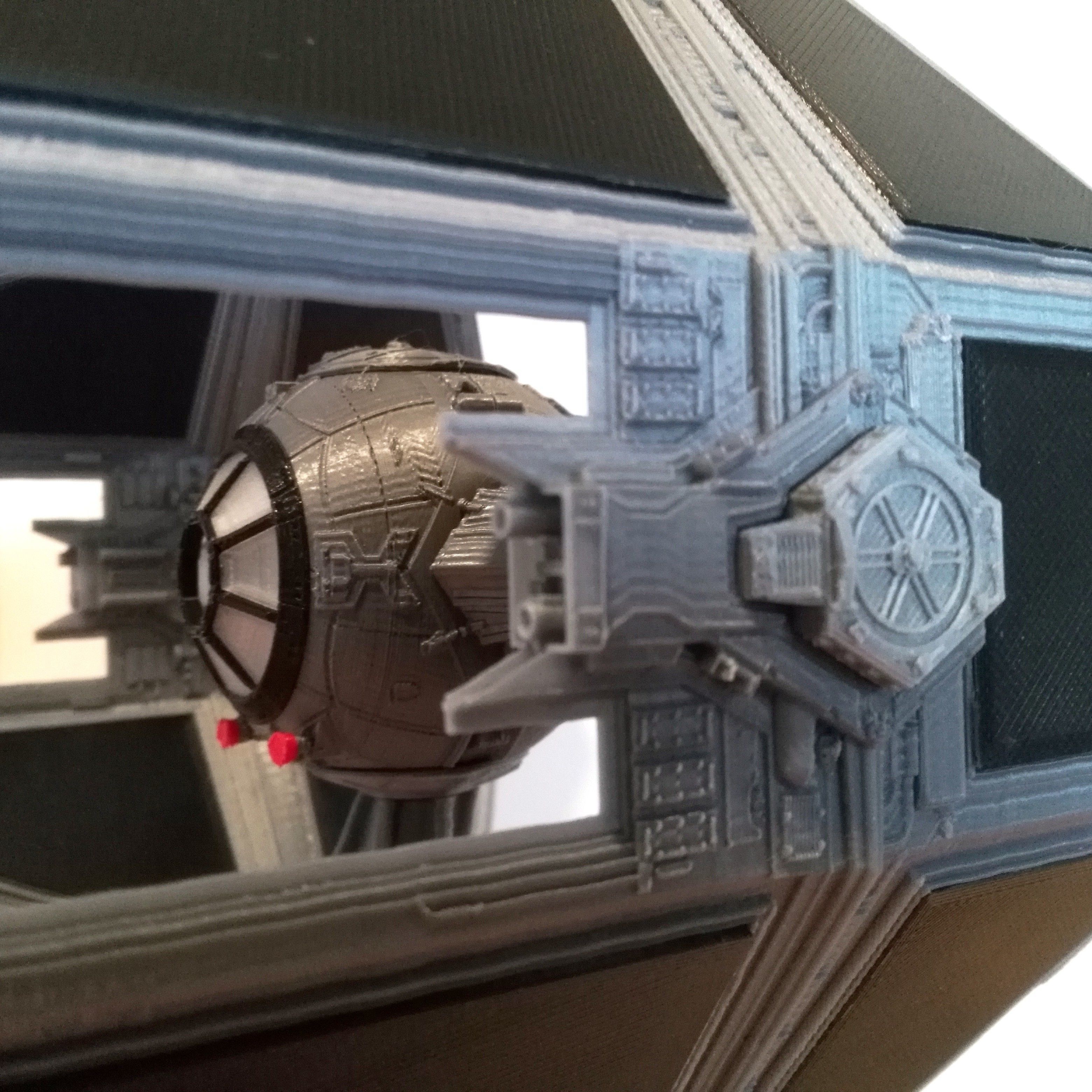 STAR WARS TIE INTERCEPTOR Detailed and printable 3D print model_7