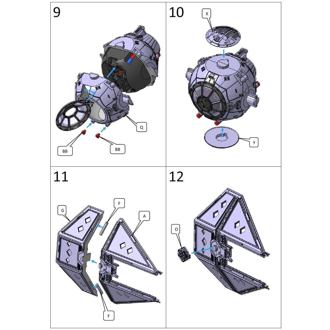 STAR WARS TIE INTERCEPTOR Detailed and printable 3D print model_1