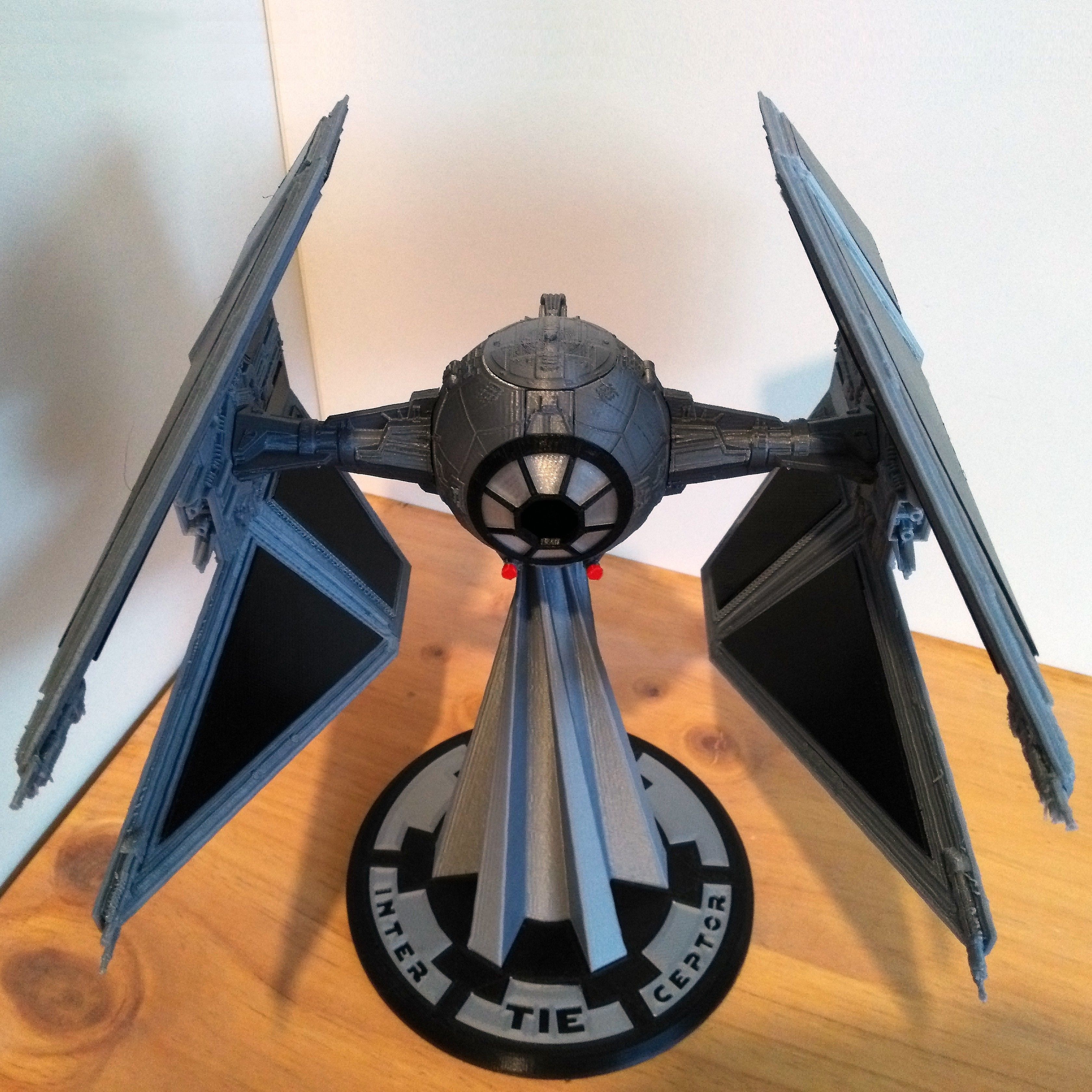 STAR WARS TIE INTERCEPTOR Detailed and printable 3D print model_6