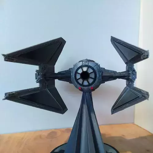 STAR WARS TIE INTERCEPTOR Detailed and printable 3D print model 5