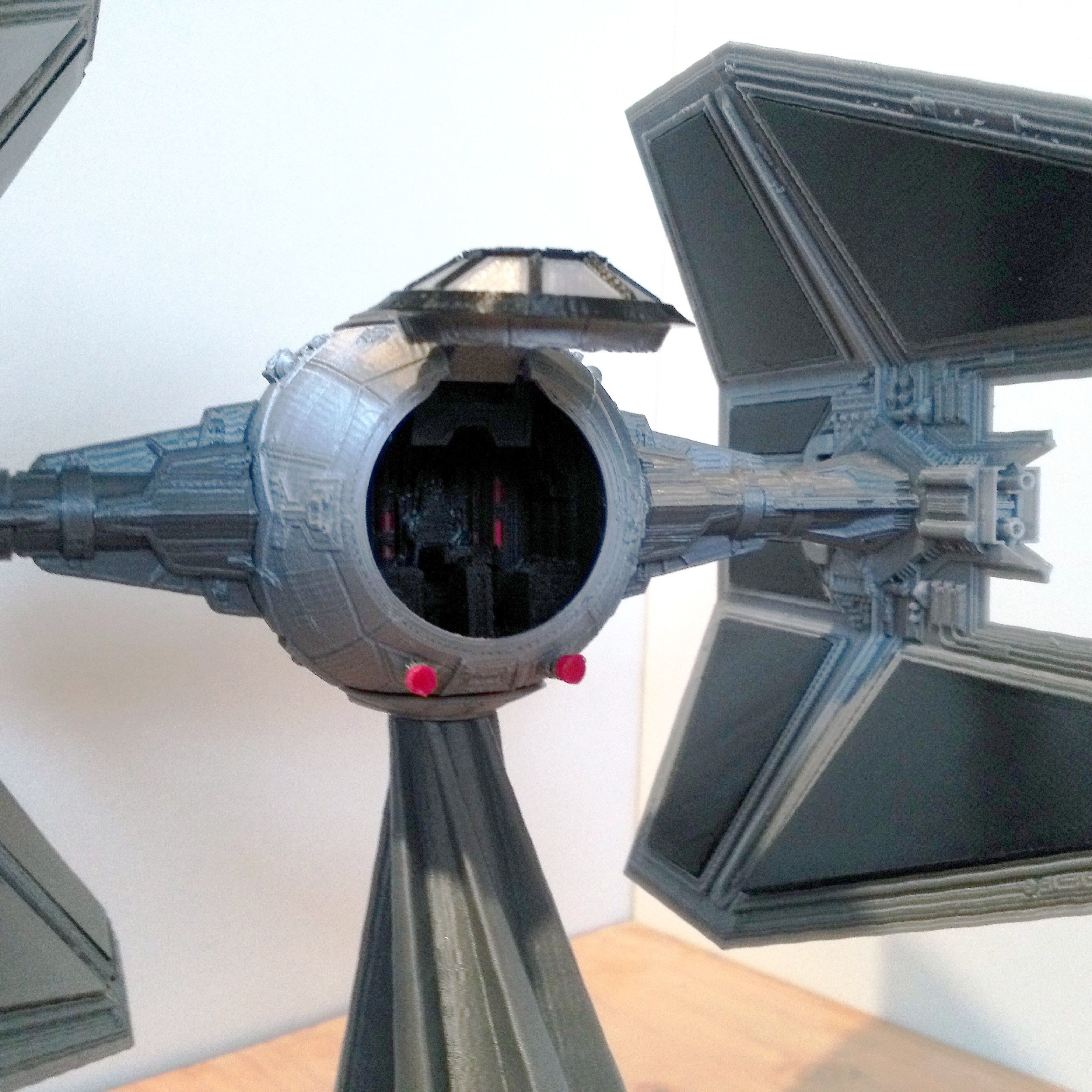 STAR WARS TIE INTERCEPTOR Detailed and printable 3D print model_9