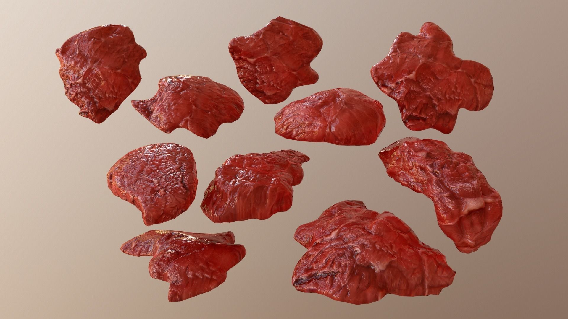 Internal Organs Collection Low-poly 3D model_20