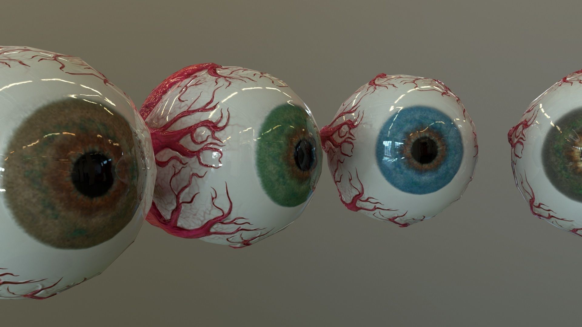 Internal Organs Collection Low-poly 3D model_11