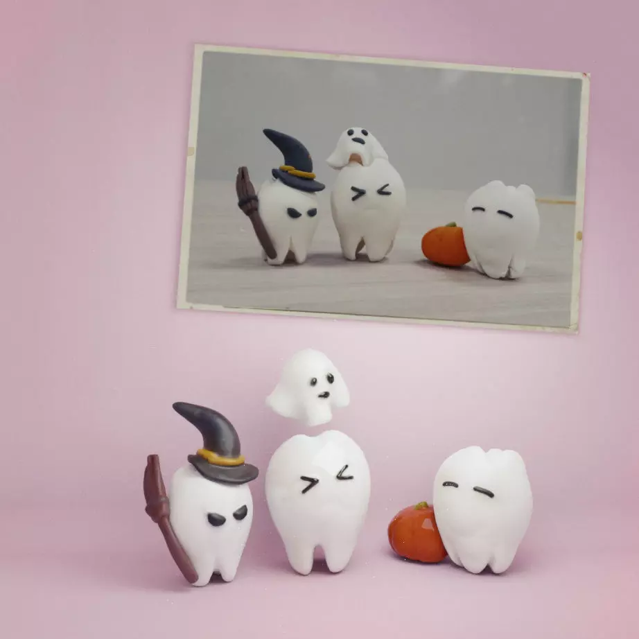 the Halloween of the teeths 3D print model_0