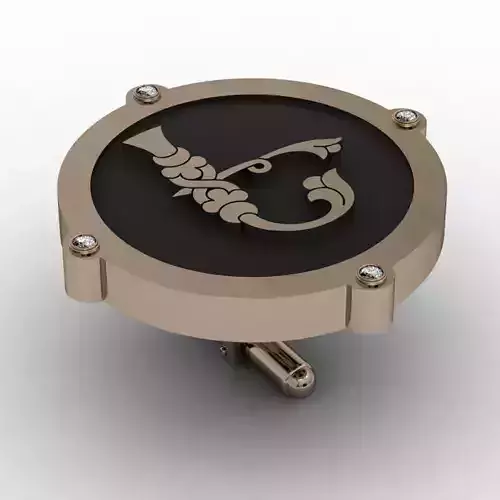 Cufflinks with armenian letter E