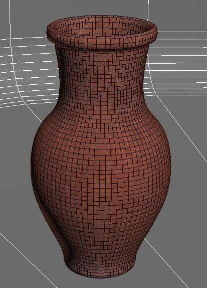 Clay Pot 3D model_3