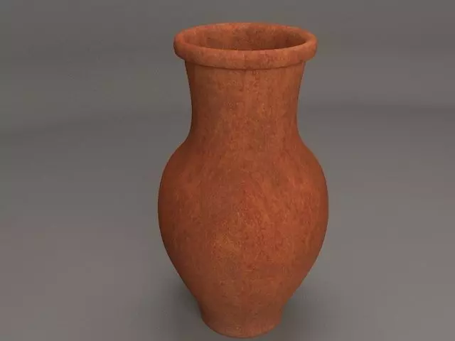 Clay Pot 3D model_0