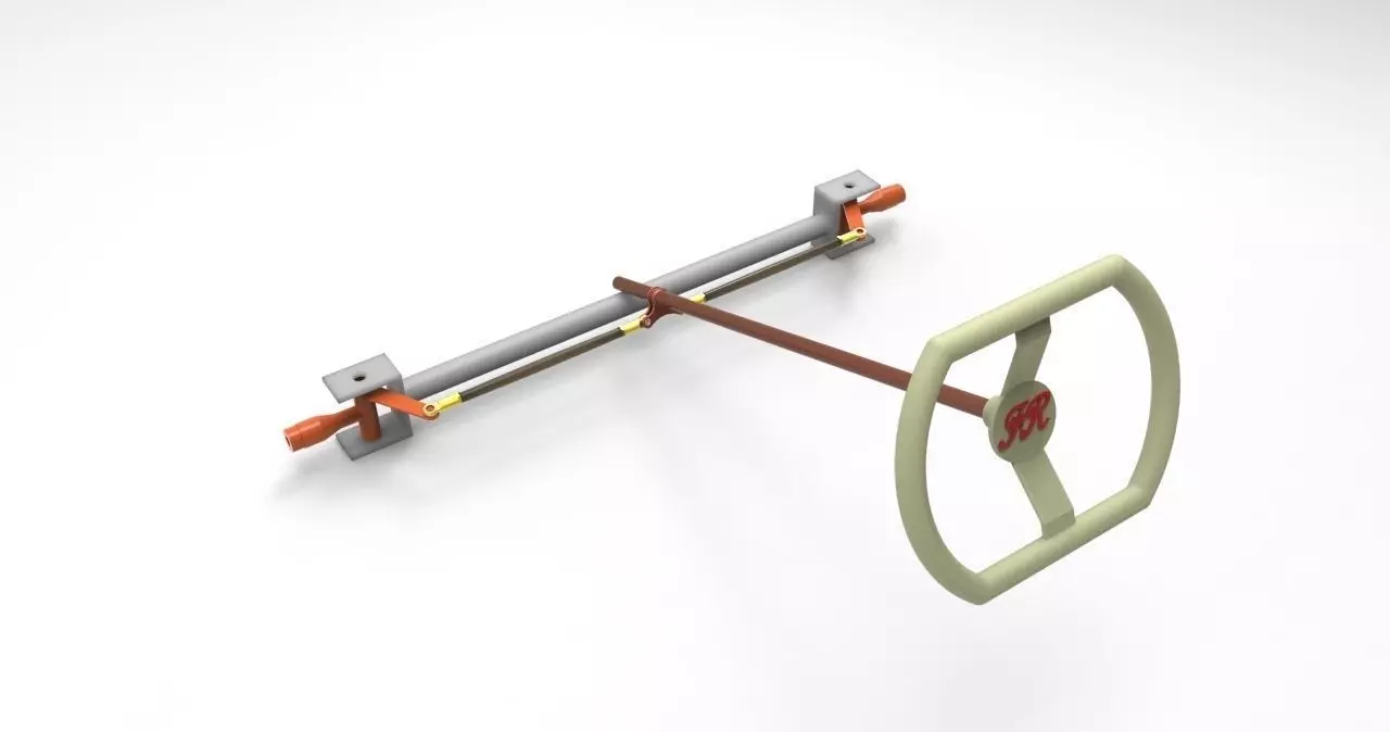 Steering assembly Free 3D model_0