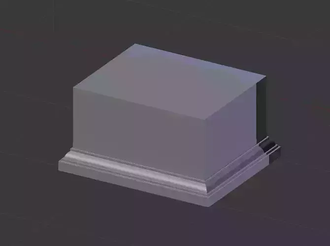 Rectangular Pedestal