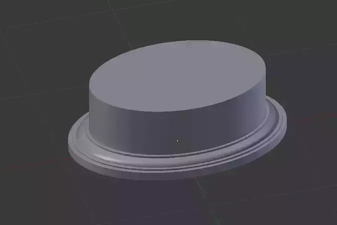 Oval Pedestal 3D print model