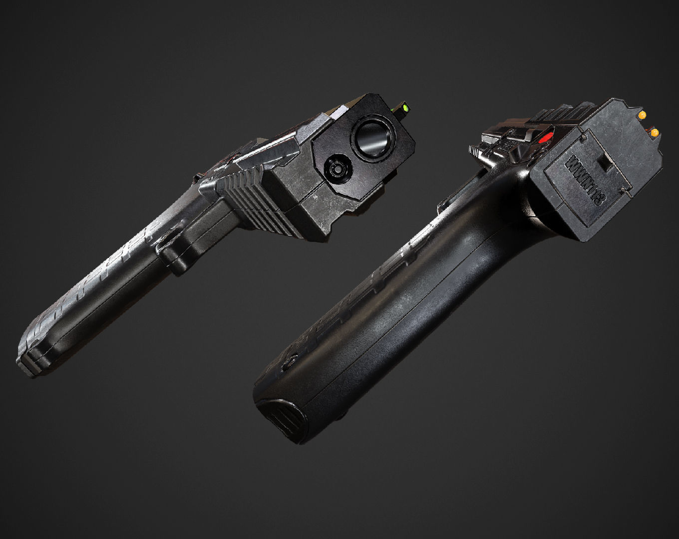 Kel Tec PMR-30 Low-poly 3D model_5