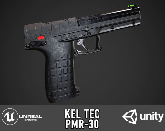 Kel Tec PMR-30 Low-poly 3D model