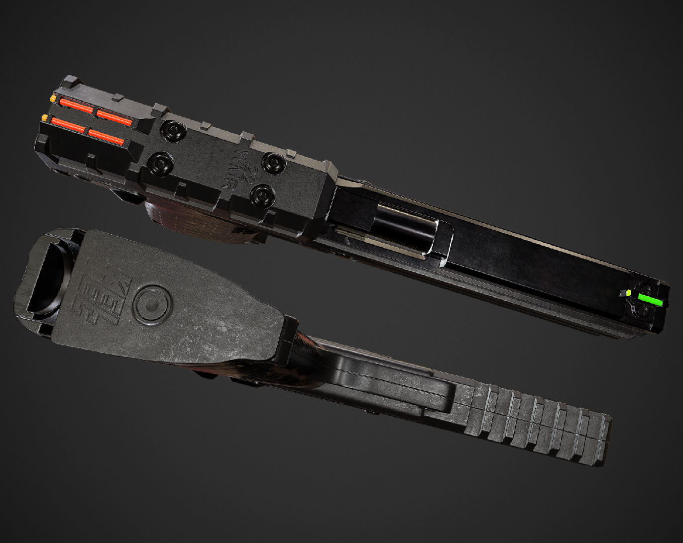 Kel Tec PMR-30 Low-poly 3D model_6