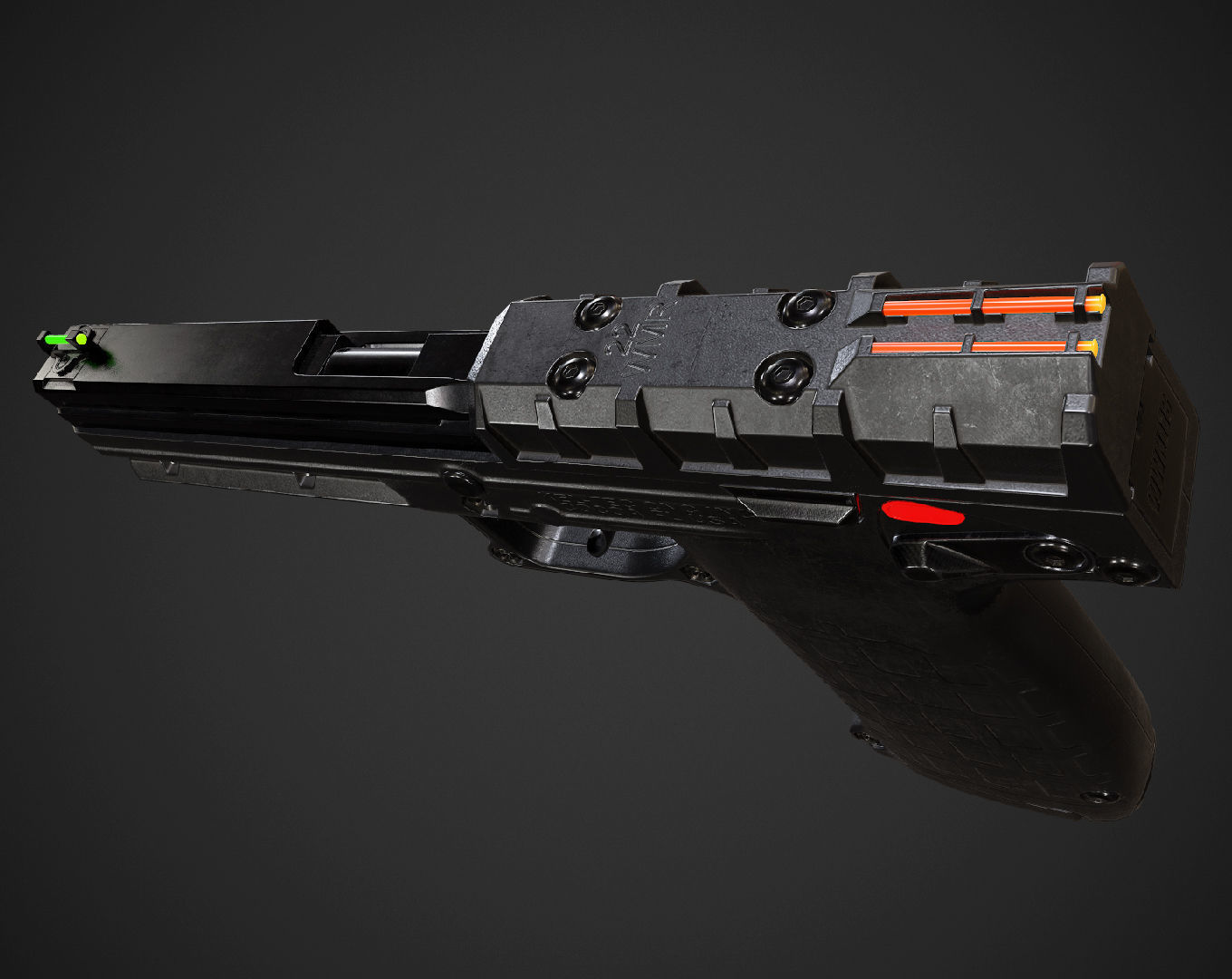 Kel Tec PMR-30 Low-poly 3D model_4