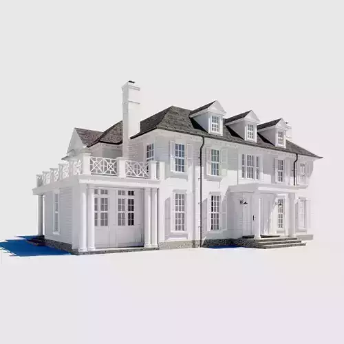 Build001 house 3D model