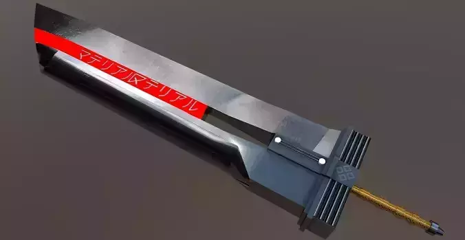 Low poly Soul Sword Game ready