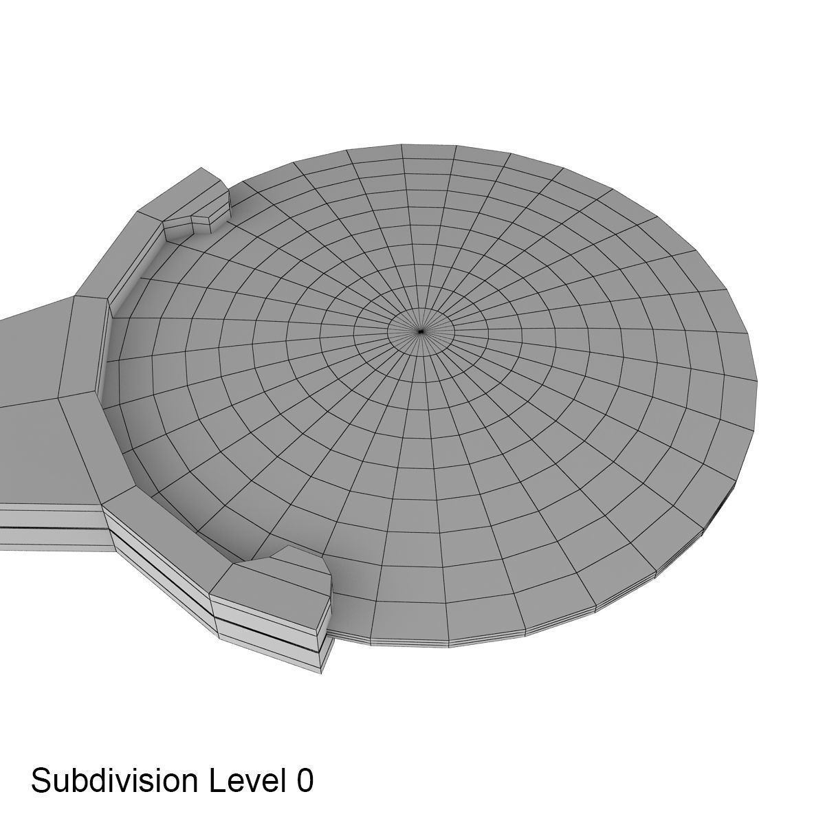 Magnifying glass 3D model_9