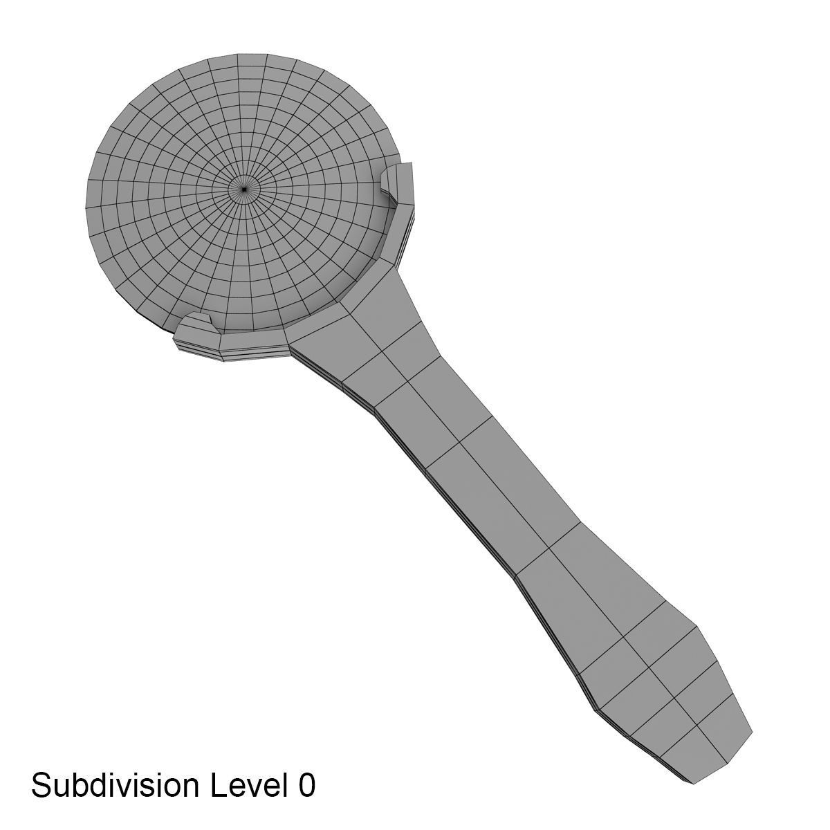 Magnifying glass 3D model_8