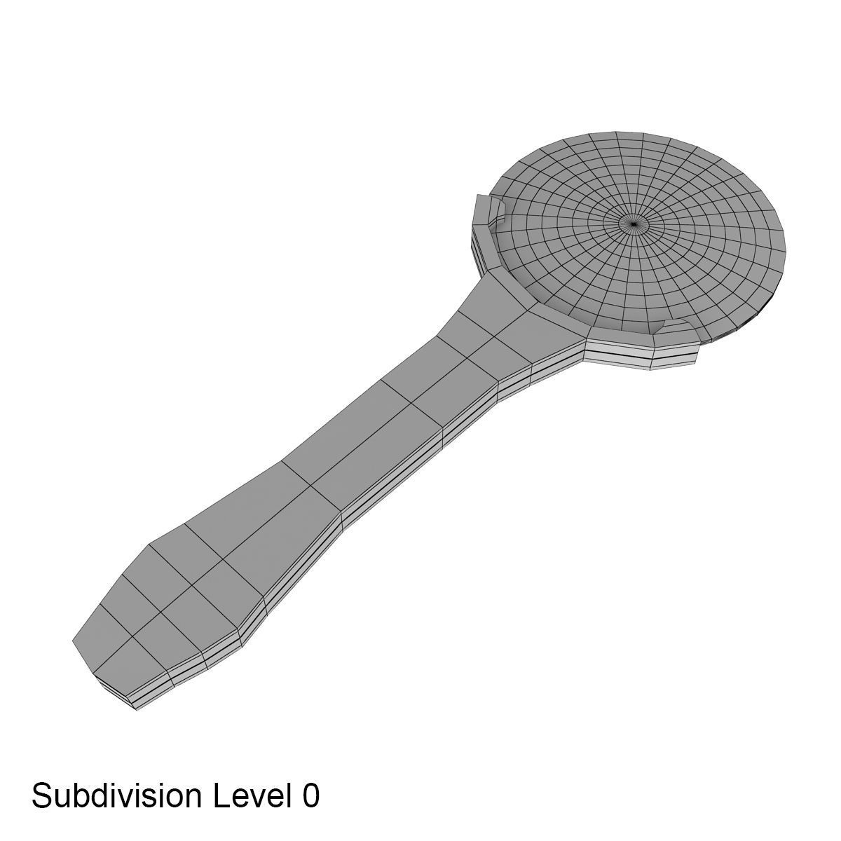 Magnifying glass 3D model_7