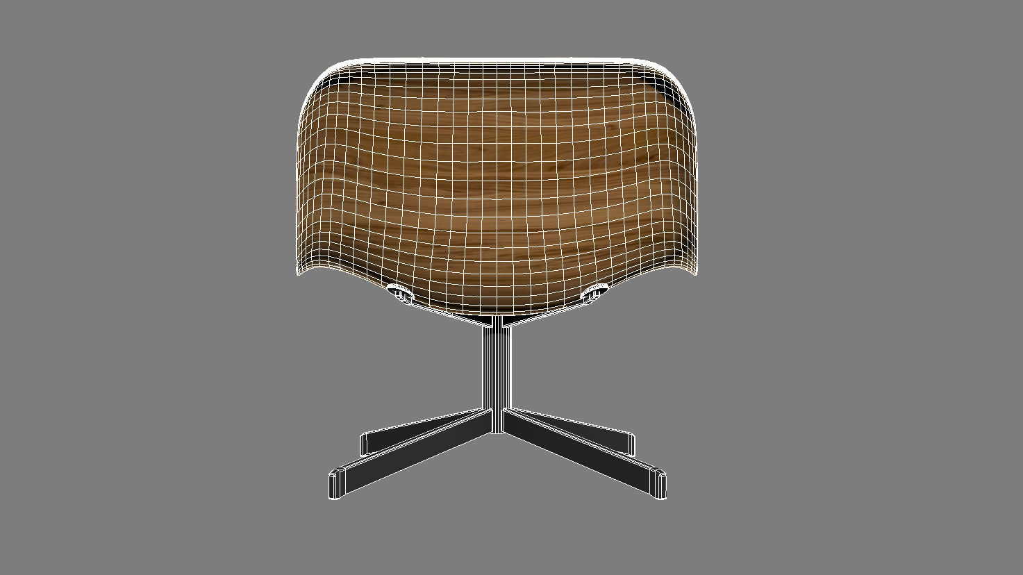 Nonesuch Modern Swivel Lounge Chair bu Blu Dot 3D model_3