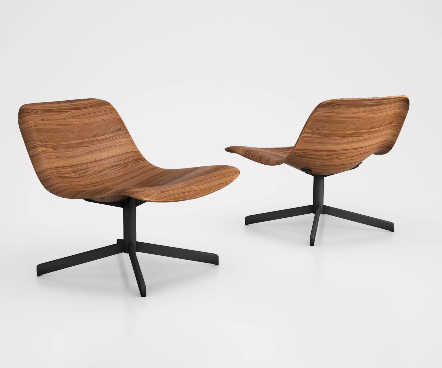 Nonesuch Modern Swivel Lounge Chair bu Blu Dot 3D model_0