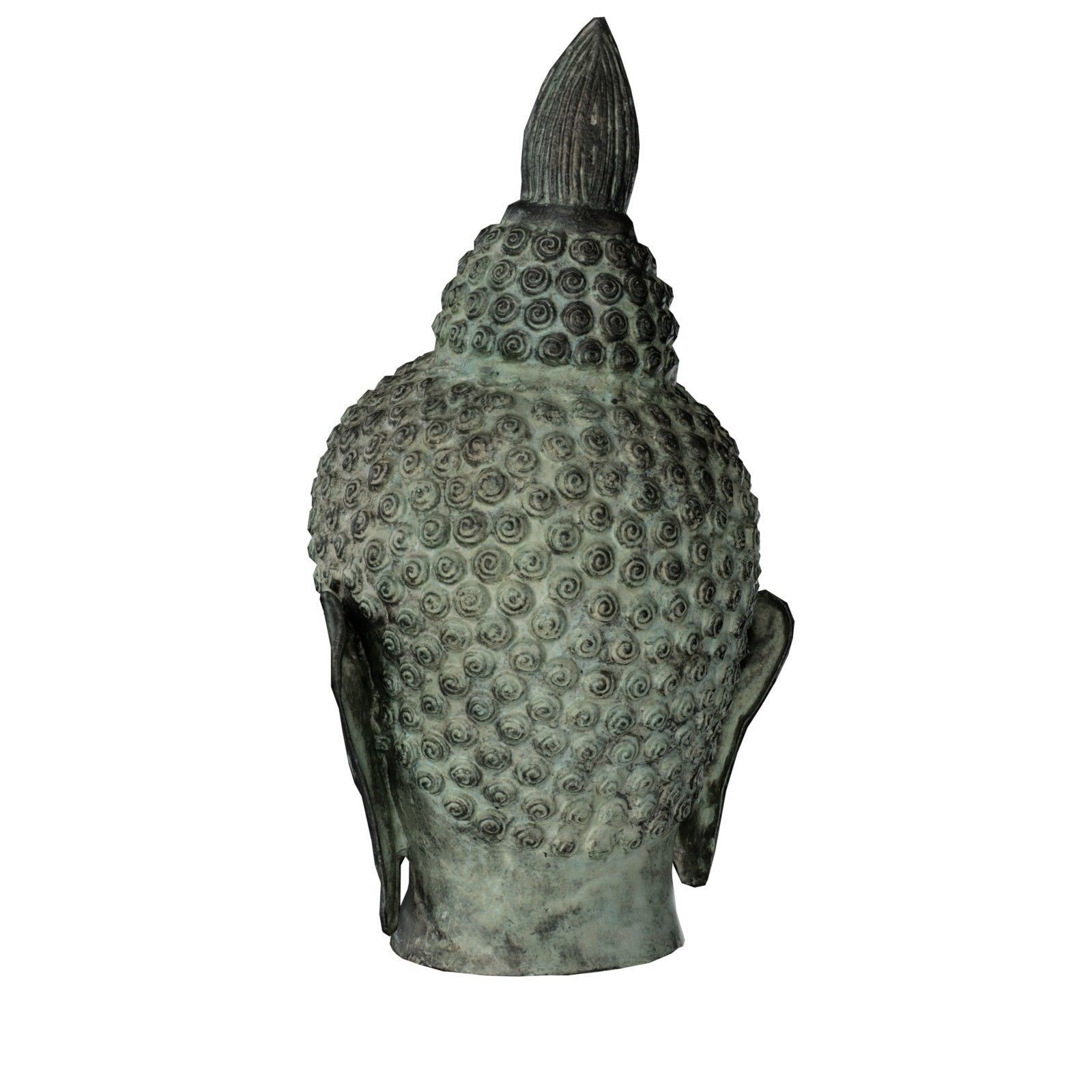 Buddha Head Low-poly 3D model_6