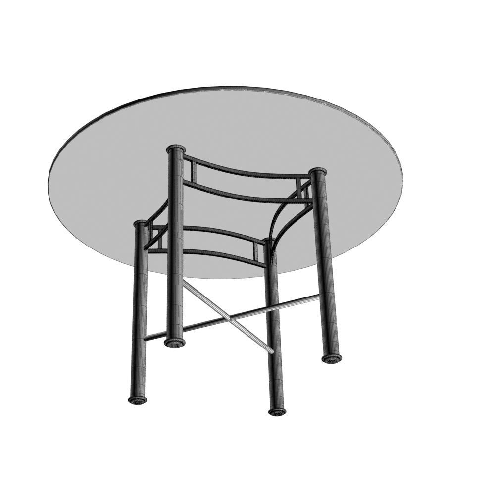 Side Table 010 3D model_17