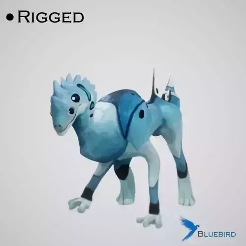Alien Creature Character Rigged