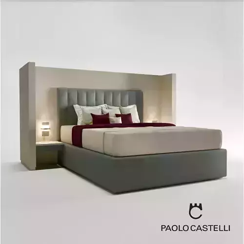 Bed Private from Paolo Castelli - Design by Paolo Castelli 3D model