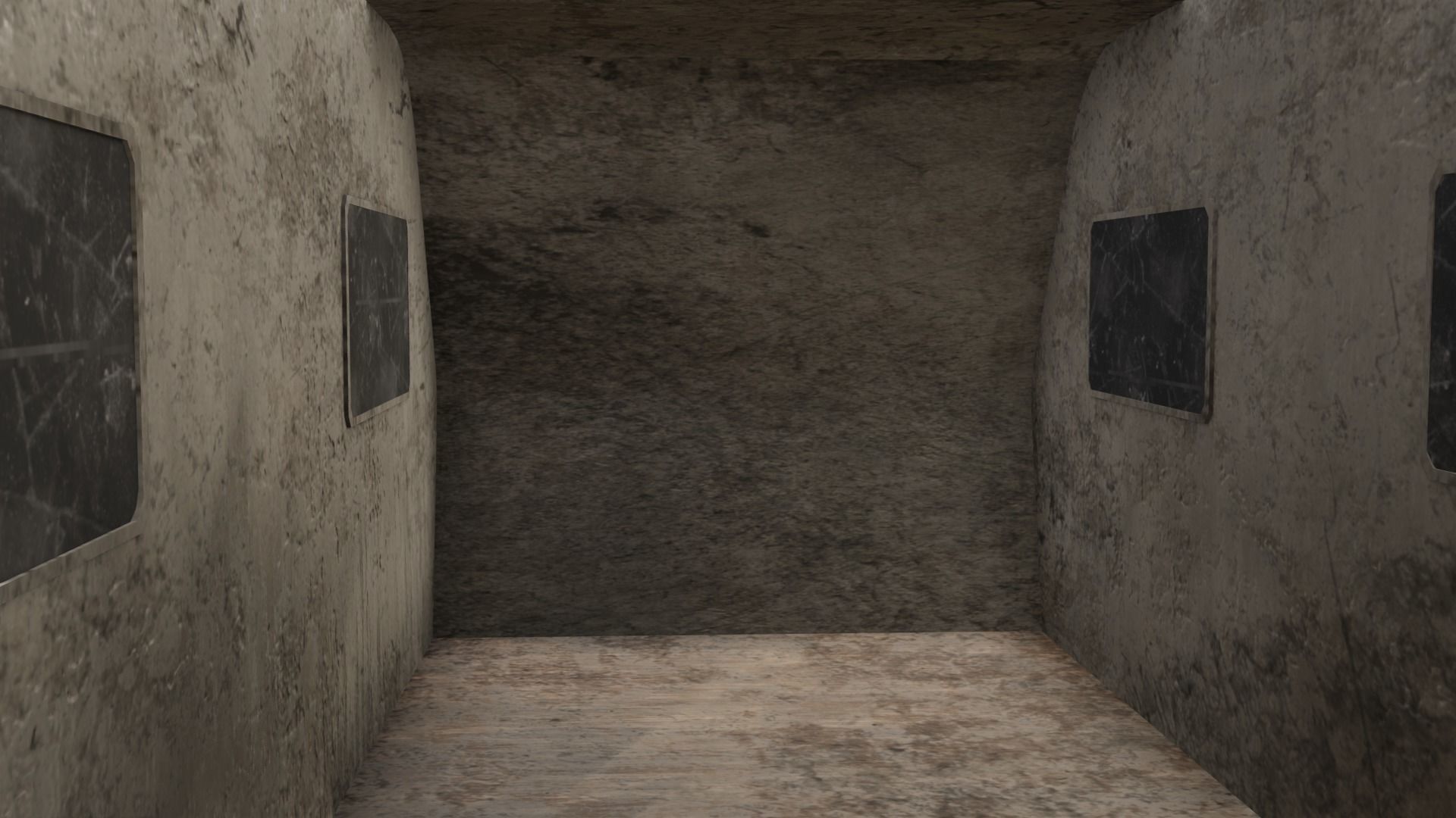 Abandoned Caravan  Low-poly 3D model_7