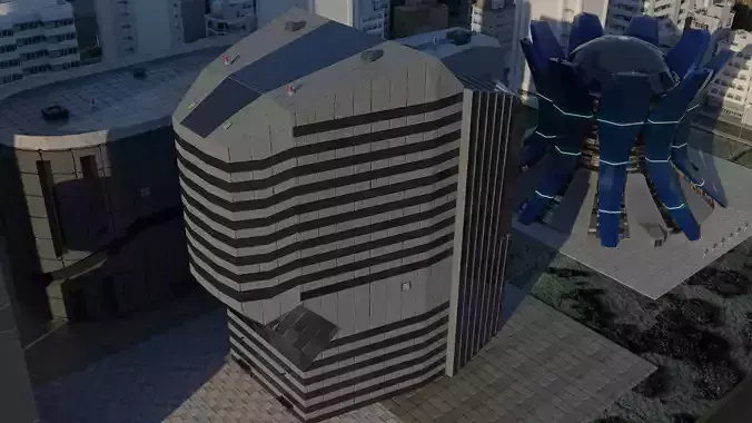 Research Center 3D model Research Center 3D model